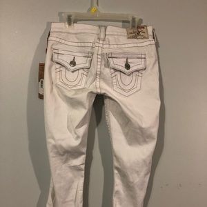True religion white Capri pants